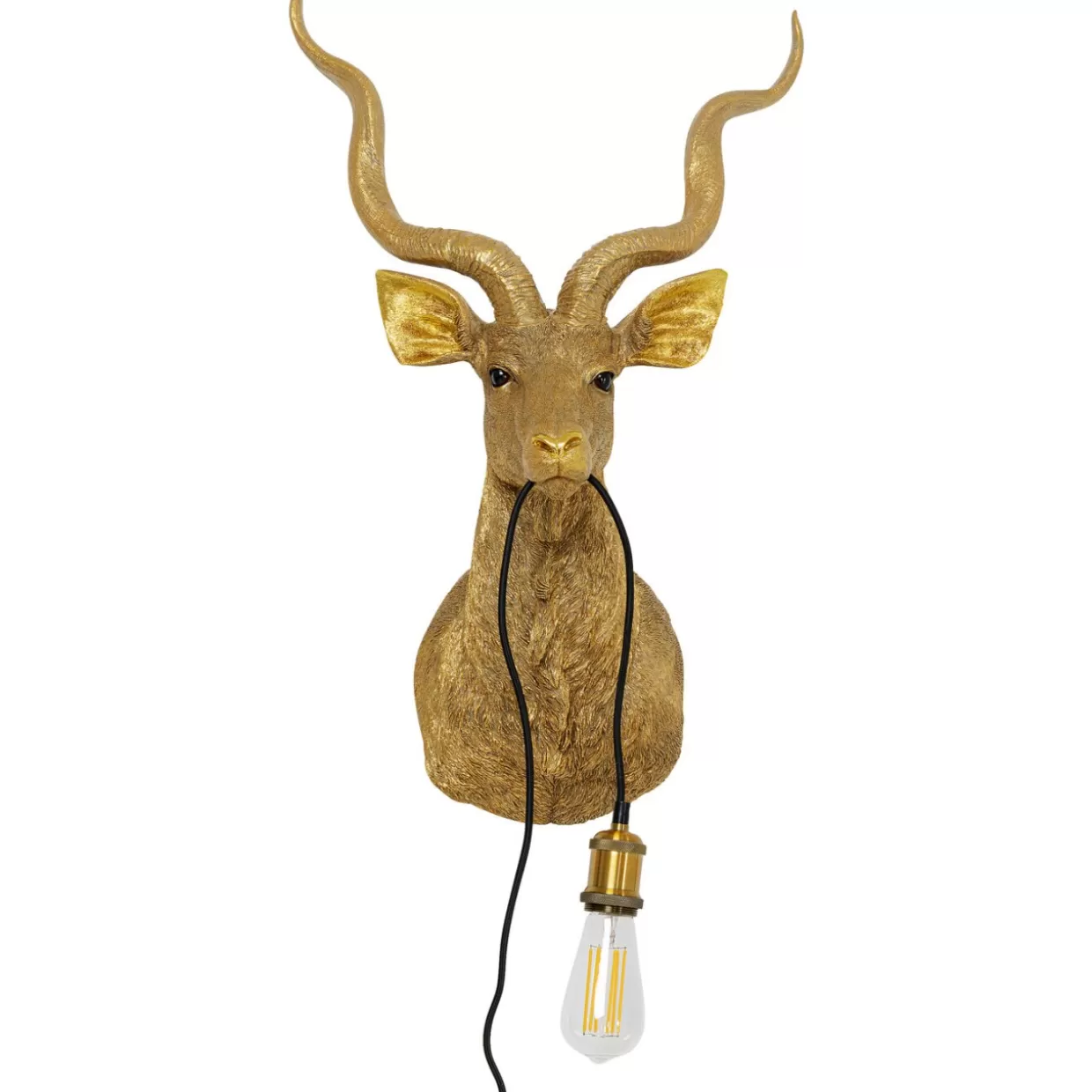 KARE Design Wandleuchten | Wandleuchte Animal Goat Gold 45X74Cm