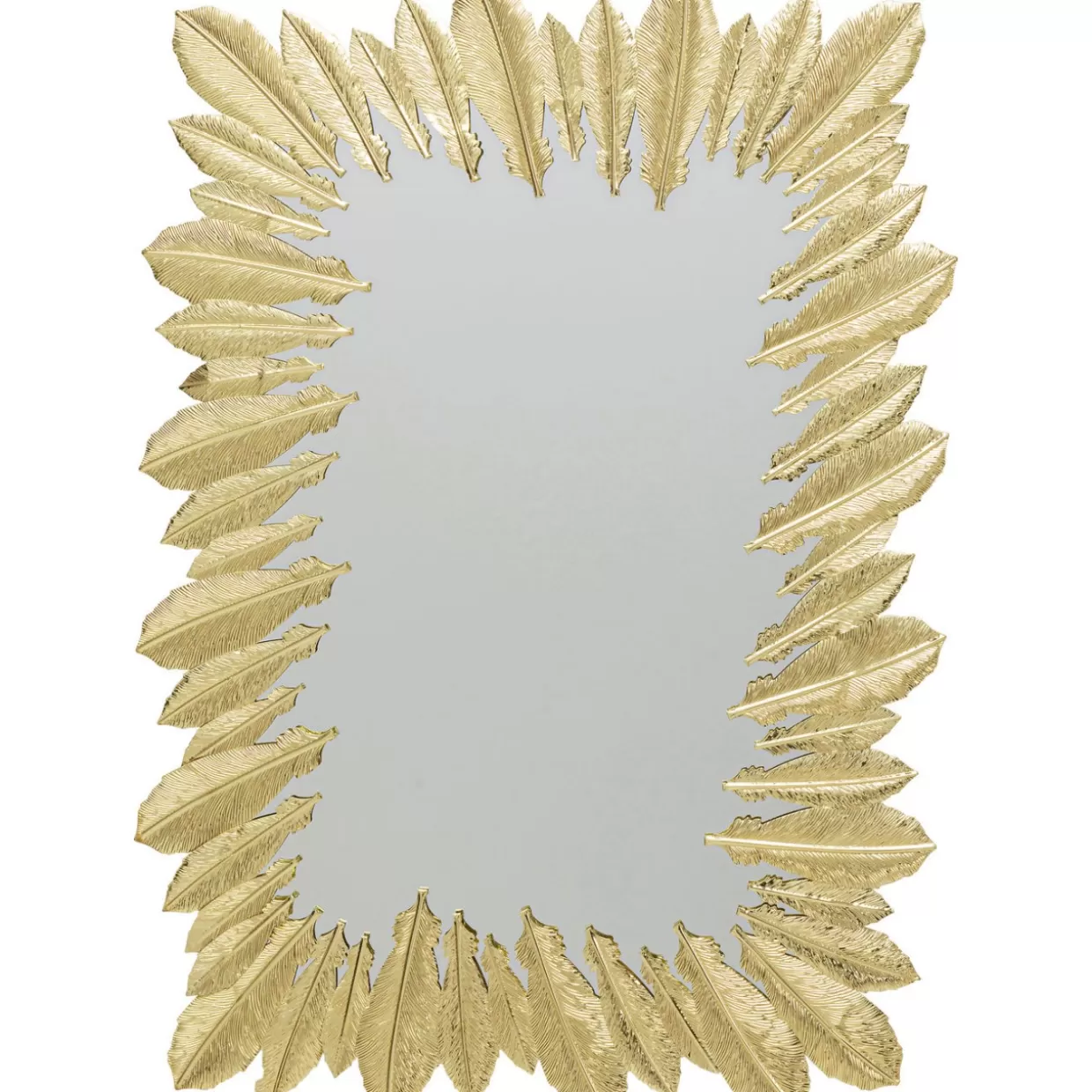 KARE Design Spiegel | Wandspiegel Feather Dress Gold 49X69Cm