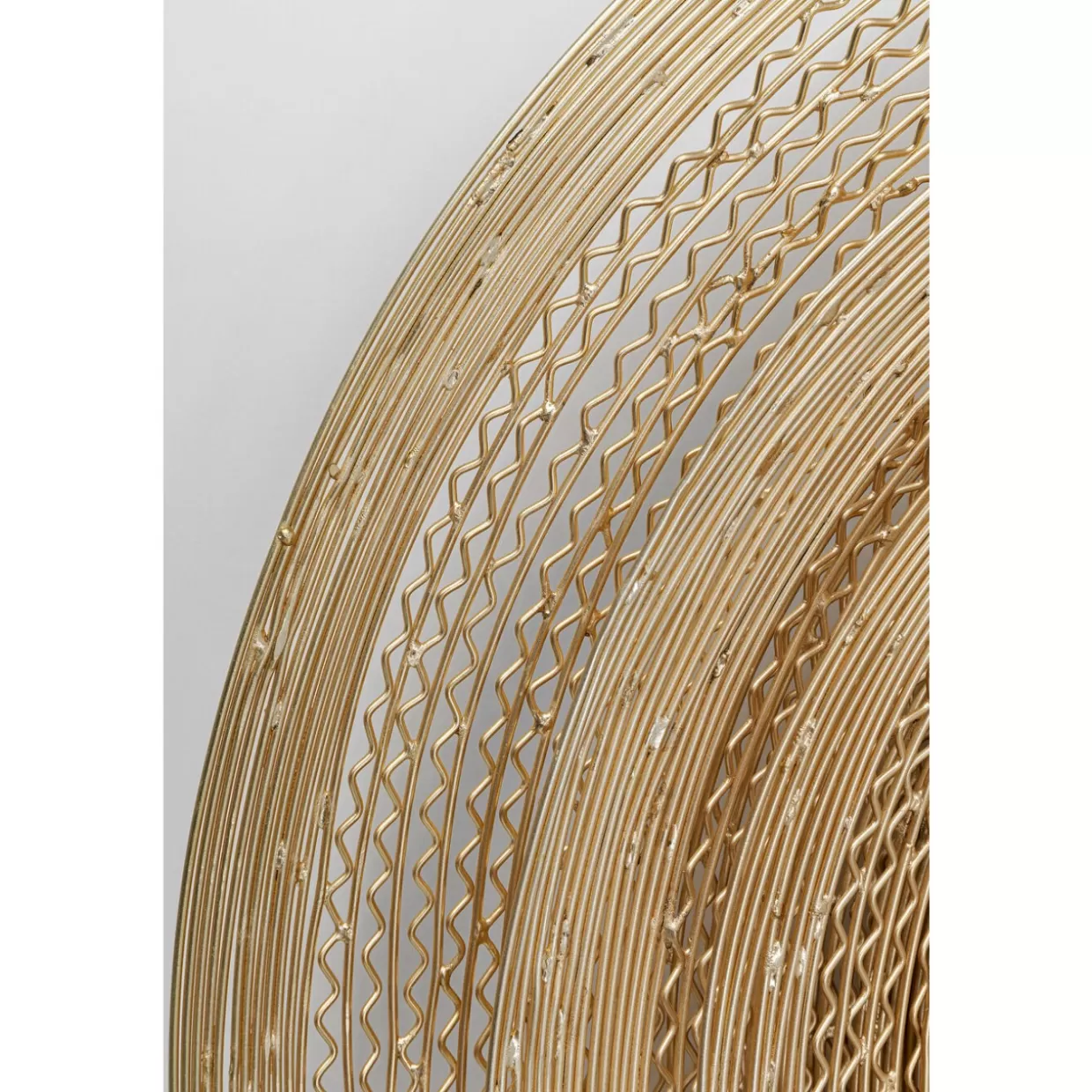 KARE Design Spiegel | Wandspiegel Gold Wire O61Cm