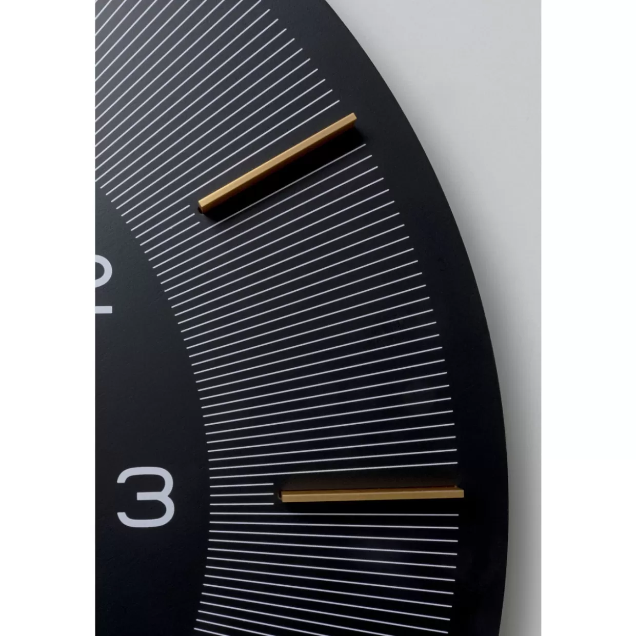KARE Design Uhren | Wanduhr Lio Schwarz O60