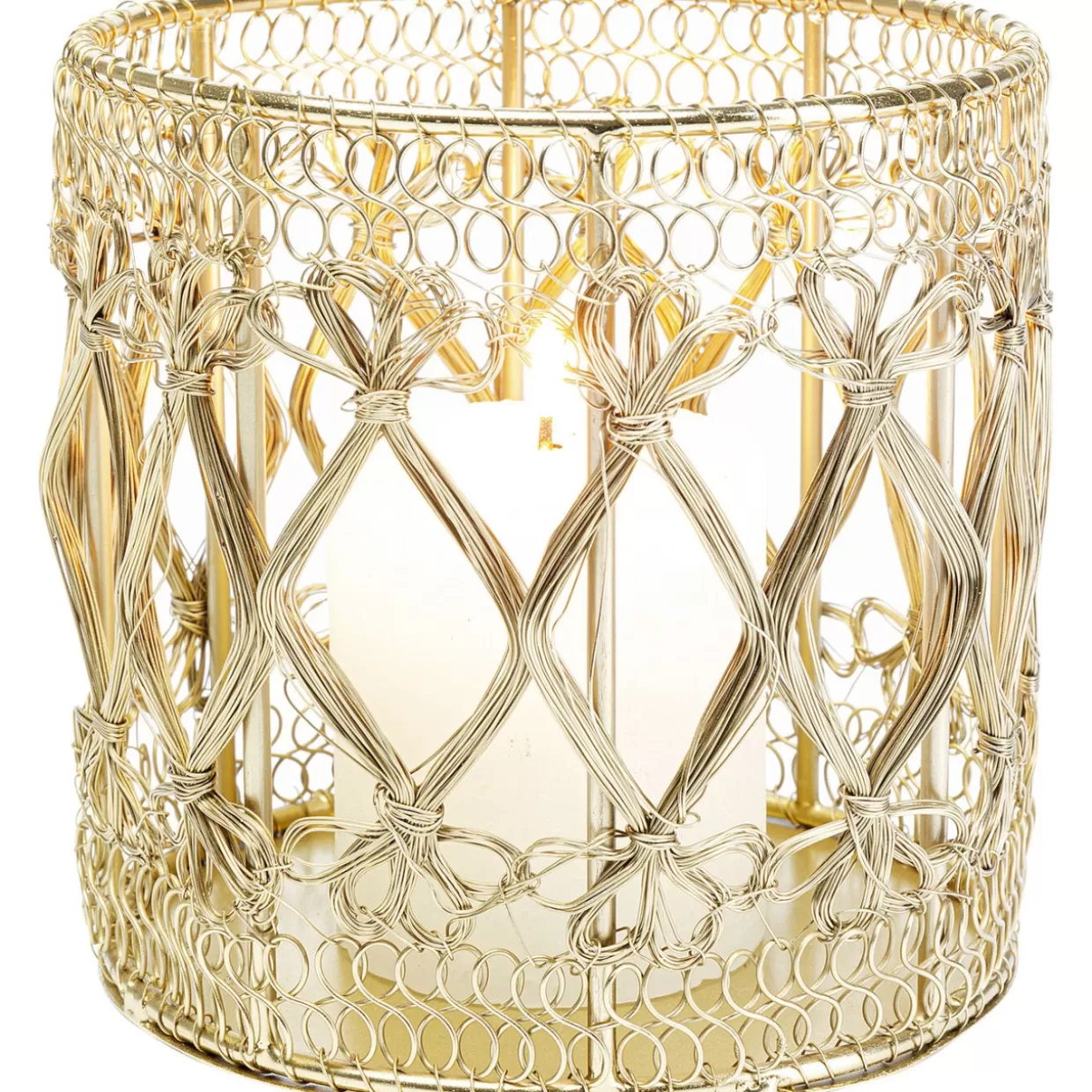 KARE Design Kerzenständer & Laternen | Windlicht Hayat Brass 15Cm